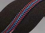 Metallised blue/red stitch IKB01