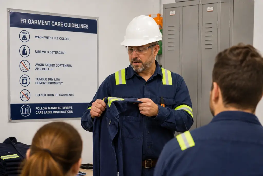 Arc-rated workwear care