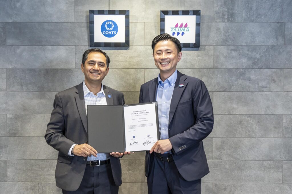 Coats and Tajima enter strategic partnership